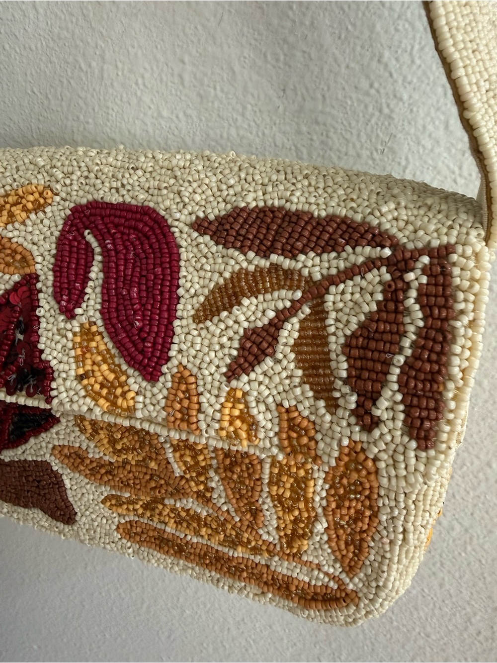 New Release Viral🍁Fall/Autumn Beaded Bag Sol and Mer Leaves🍂Hand Beaded